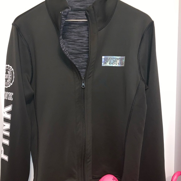 PINK Victoria's Secret Tops - VS PINK  **LIMITED  EDITION** track jacket